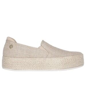 Skechers Slip-On Platform Espadrille Moccasins in Beige. Worn a few times.